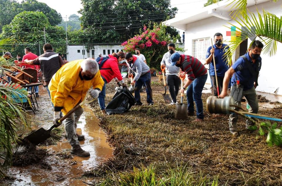 Continuamos con limpieza y rescate de lugares públicos en zonas afectadas: CGJ