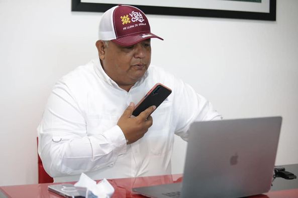 De manera virtual, secretario Eric Cisneros, retomó sus actividades