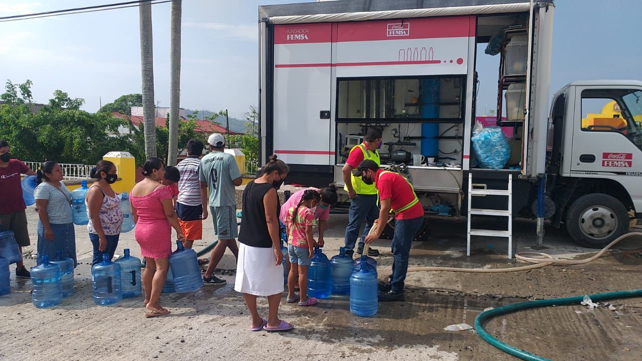 Inició Coca-Cola FEMSA, campaña en apoyo a los damnificados por el huracán Grace en Veracruz