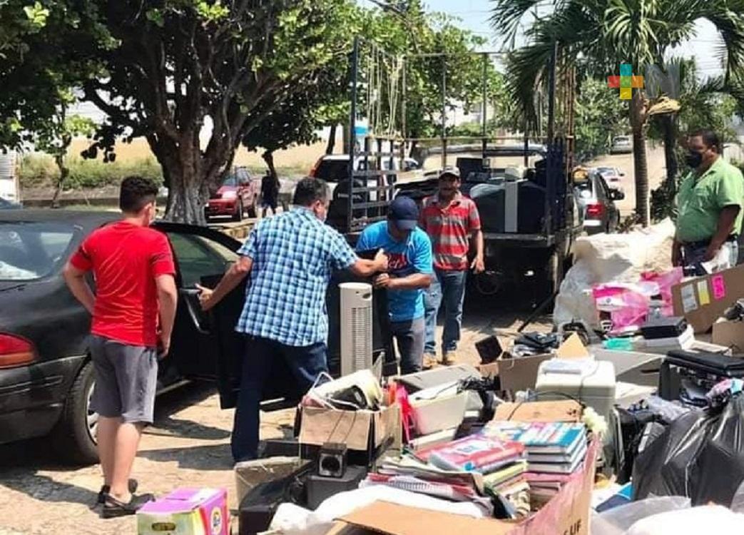 Acopio de aparatos electrónicos en Coatzacoalcos, ha mostrado una tendencia a la alza