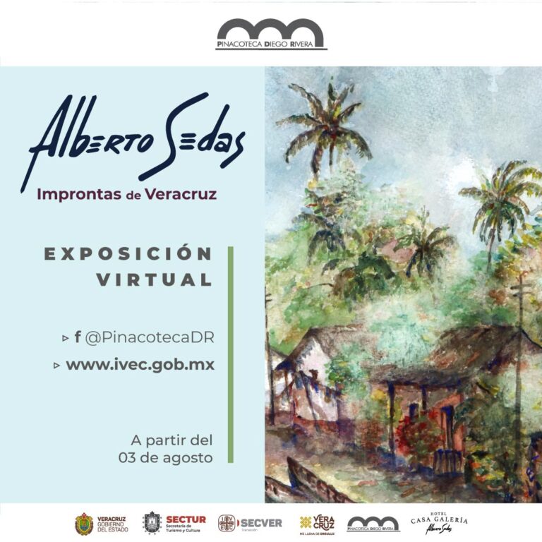 Presenta IVEC la exposición virtual Alberto Sedas. Improntas de Veracruz en la galería virtual de la Pinacoteca Diego Rivera
