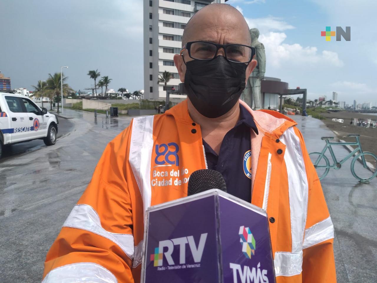 Sin riesgo de tsunami en playas: PC de Boca del Río