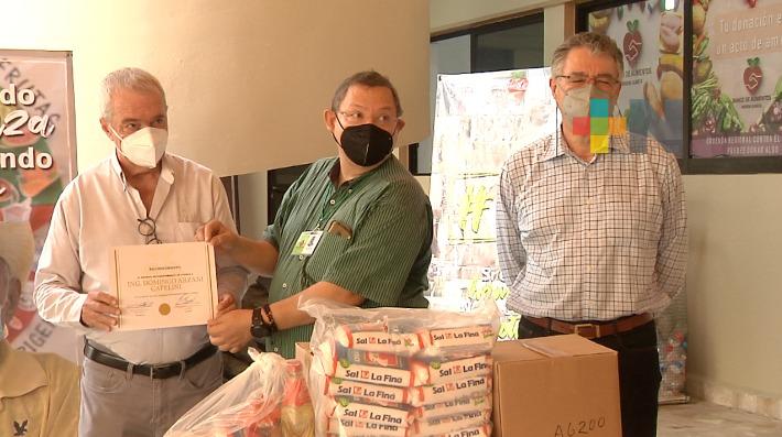 Sales del Istmo realiza donación al Banco de Alimentos Región Olmeca