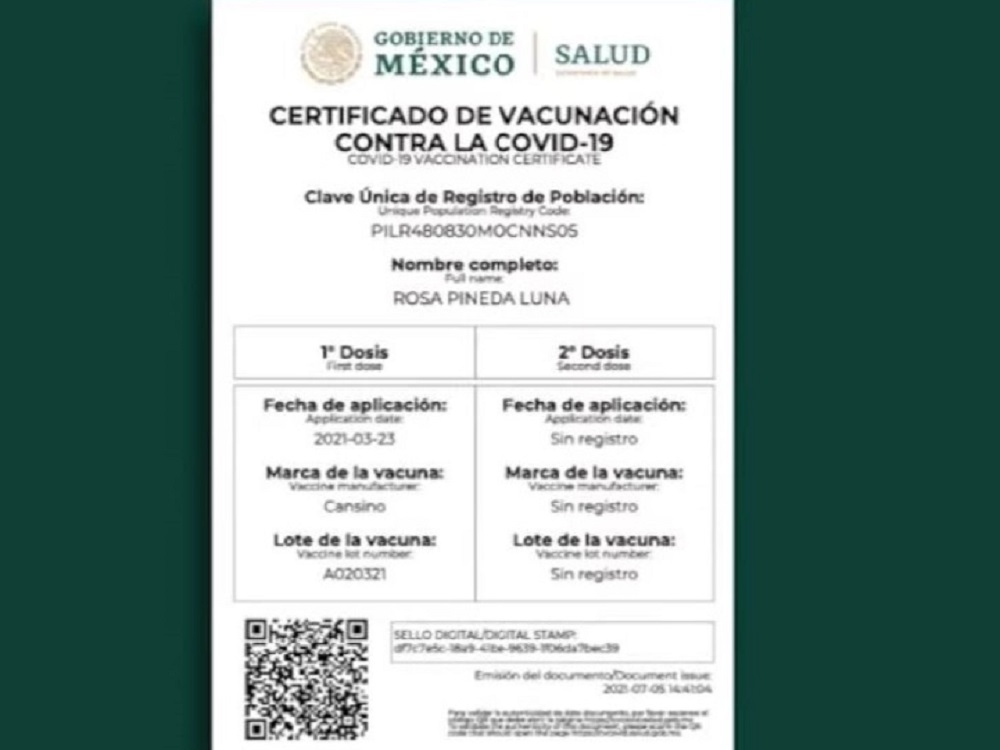 En Municipio de Tuxtilla, exigirán certificado de vacunación anticovid para ingresar a espacios públicos y privados
