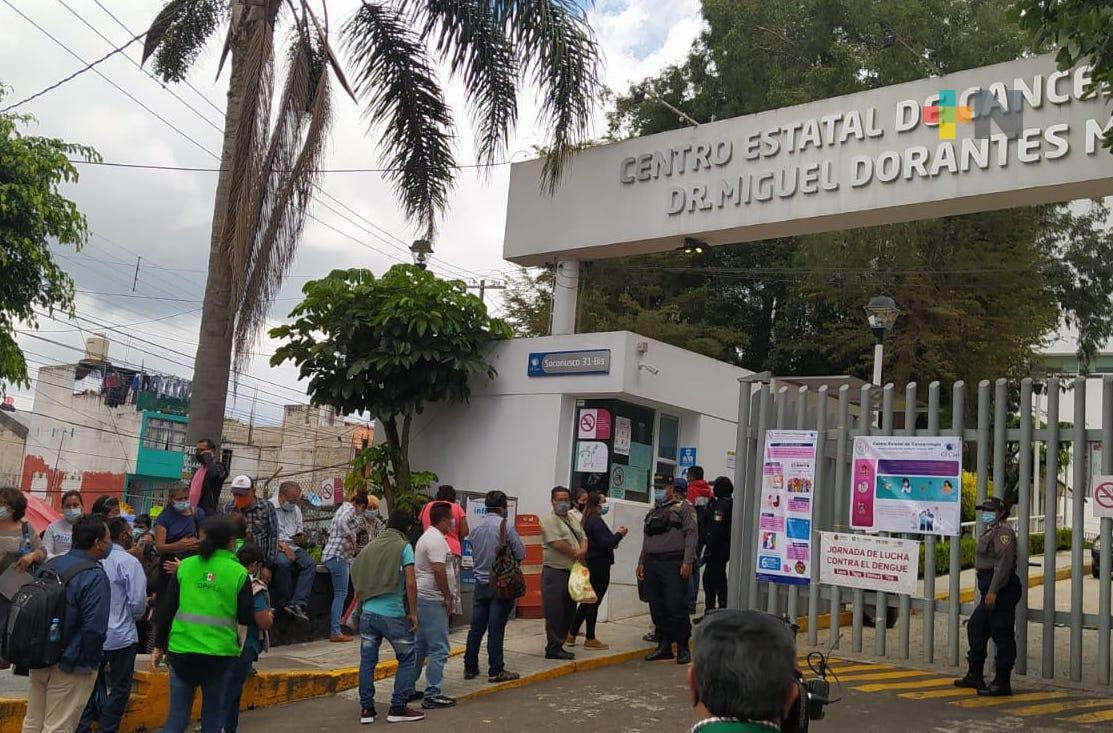 Por percepciones vibratorias fue evacuado el Centro de Cancerología de Xalapa