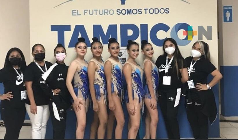 Brillaron gimnastas de Club de Oro Veracruz en Campeonato Nacional Elite