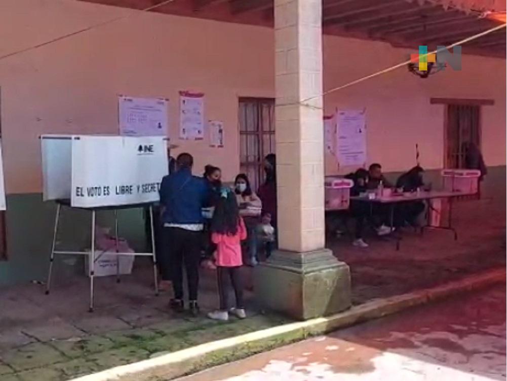 Consulta Popular se llevó a cabo en paz y tranquilidad en la Sierra de Huayacocotla