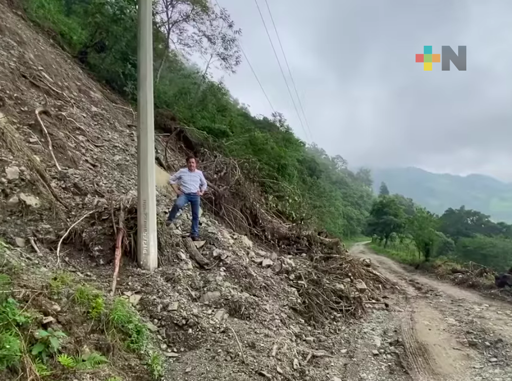 En zona norte, el gobernador de Veracruz supervisó trabajos de remediación en municipios más afectados por huracán