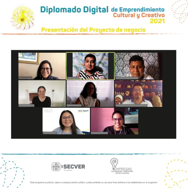 Concluye IVEC el Diplomado Digital de Emprendimiento Cultural y Creativo 2021