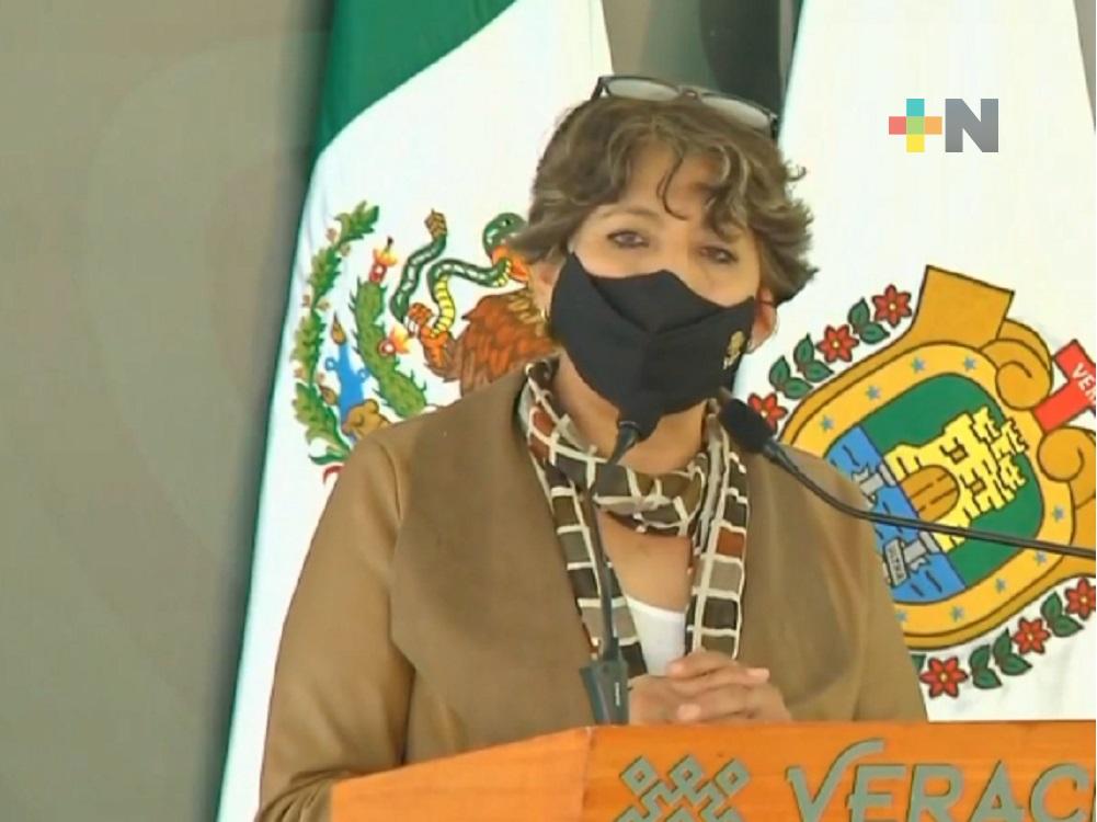 Titular de la SEP, Delfina Gómez inspeccionará planteles en Veracruz