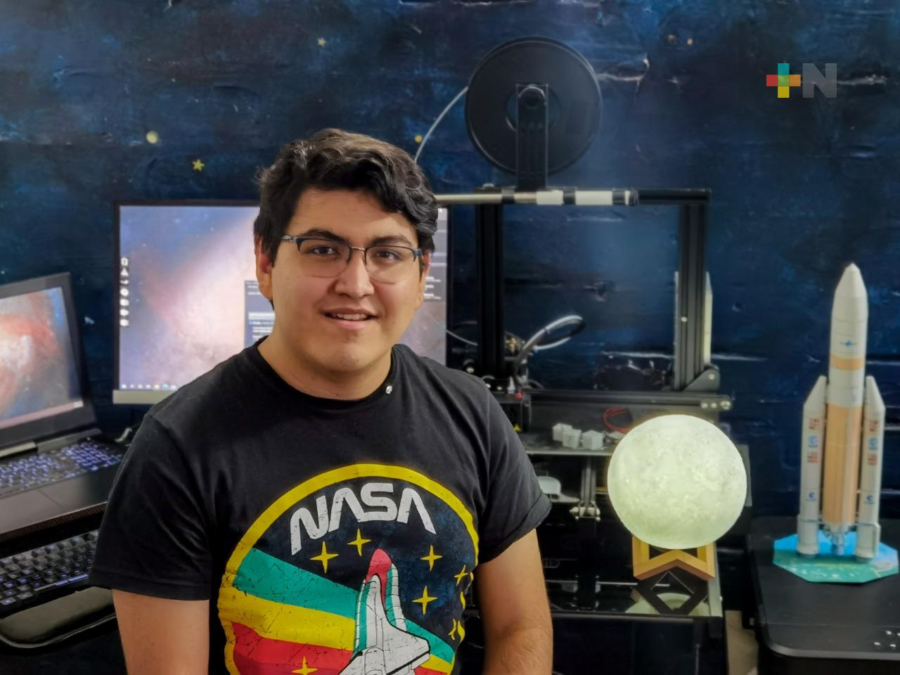 Joven veracruzano formará parte de próxima misión espacial análoga de la Lunares Research Station en Polonia