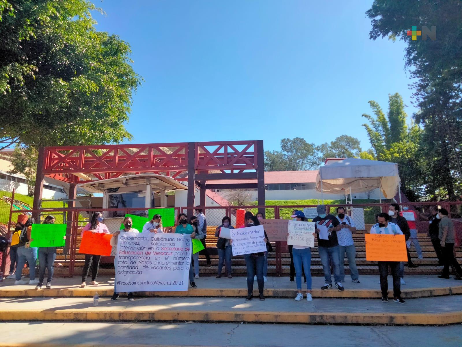 Docentes piden aumento de número de plazas asignadas