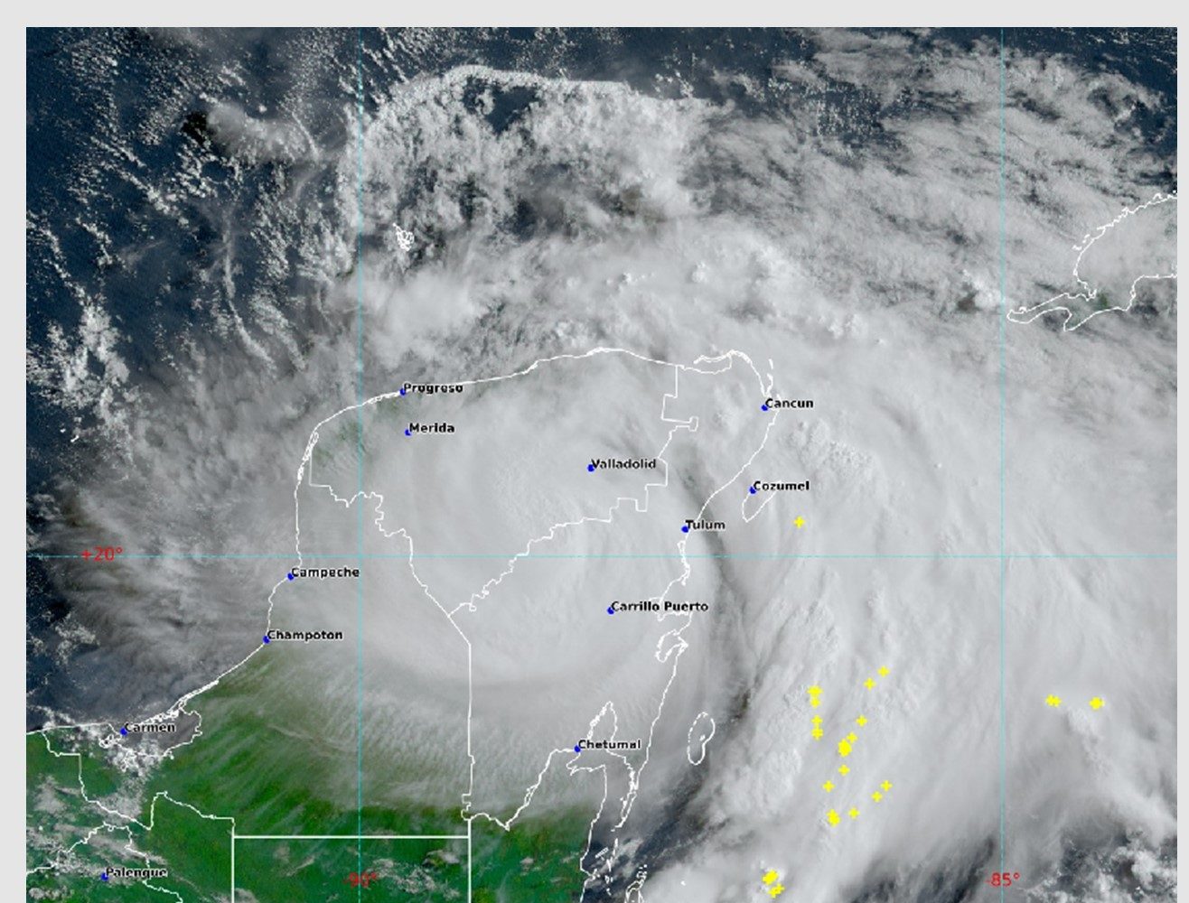 SCT anuncia medidas preventivas en península de Yucatán frente a Huracán Grace
