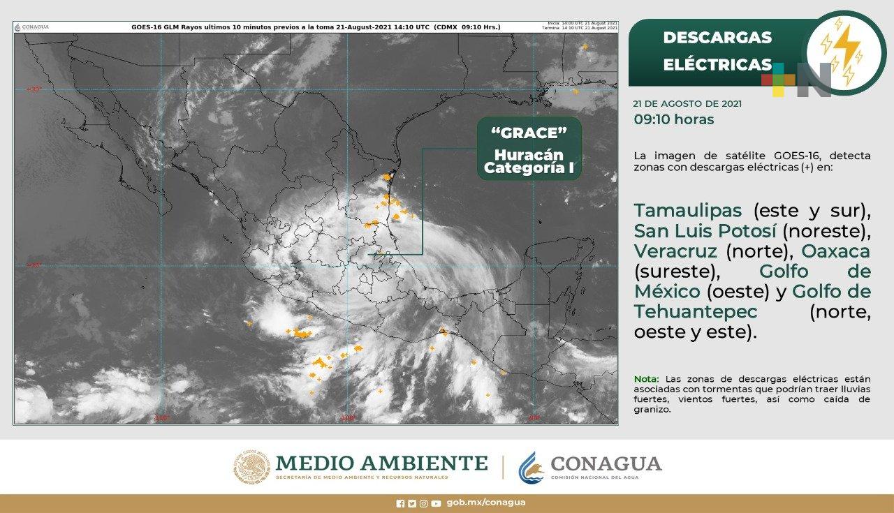 “Grace” ocasiona lluvias torrenciales en Veracruz: Conagua