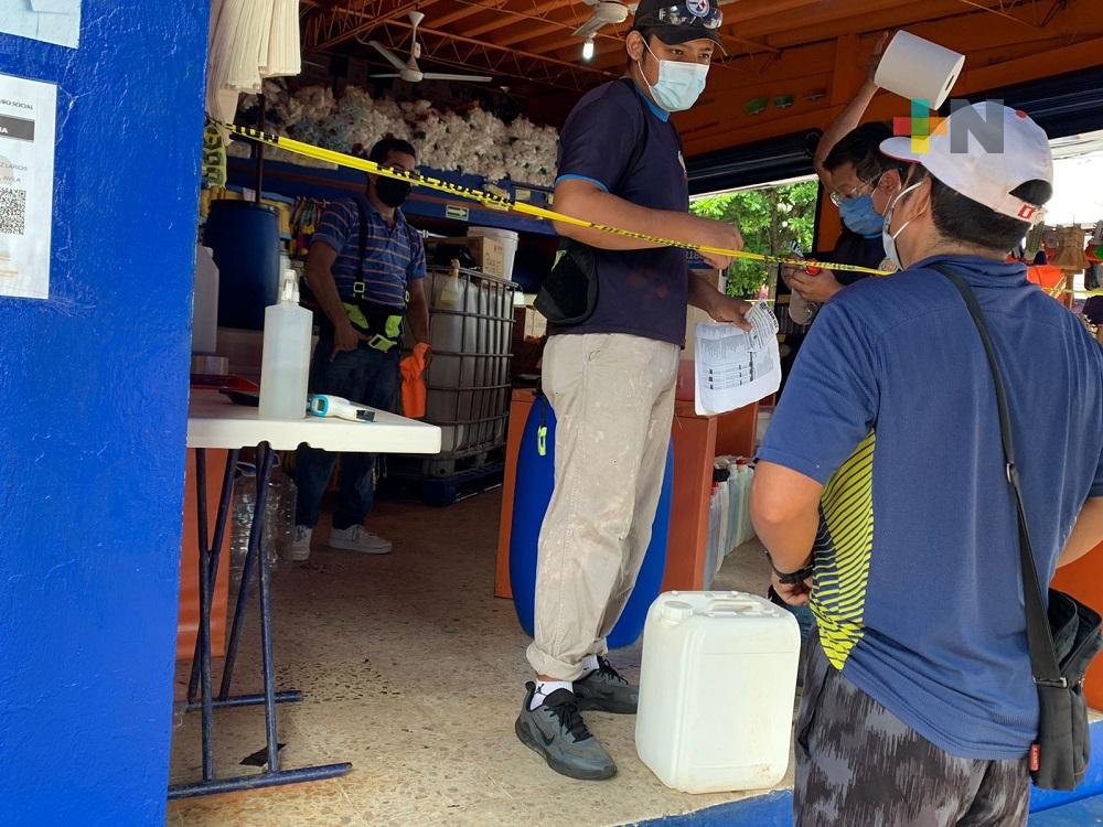 Por aumento de contagios de Covid, incrementó venta de artículos de limpieza en Coatzacoalcos
