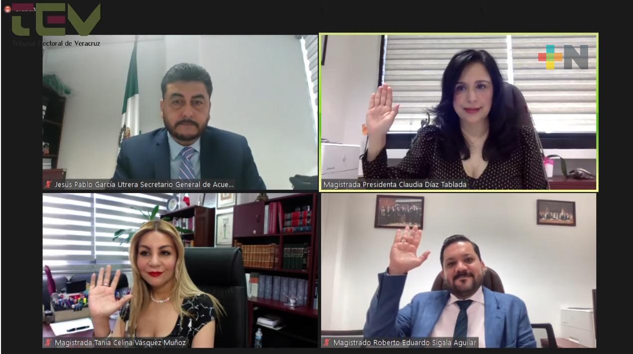 TEV confirma la elección municipal de Emiliano Zapata y Tepatlazco y de diputación en Tuxpan