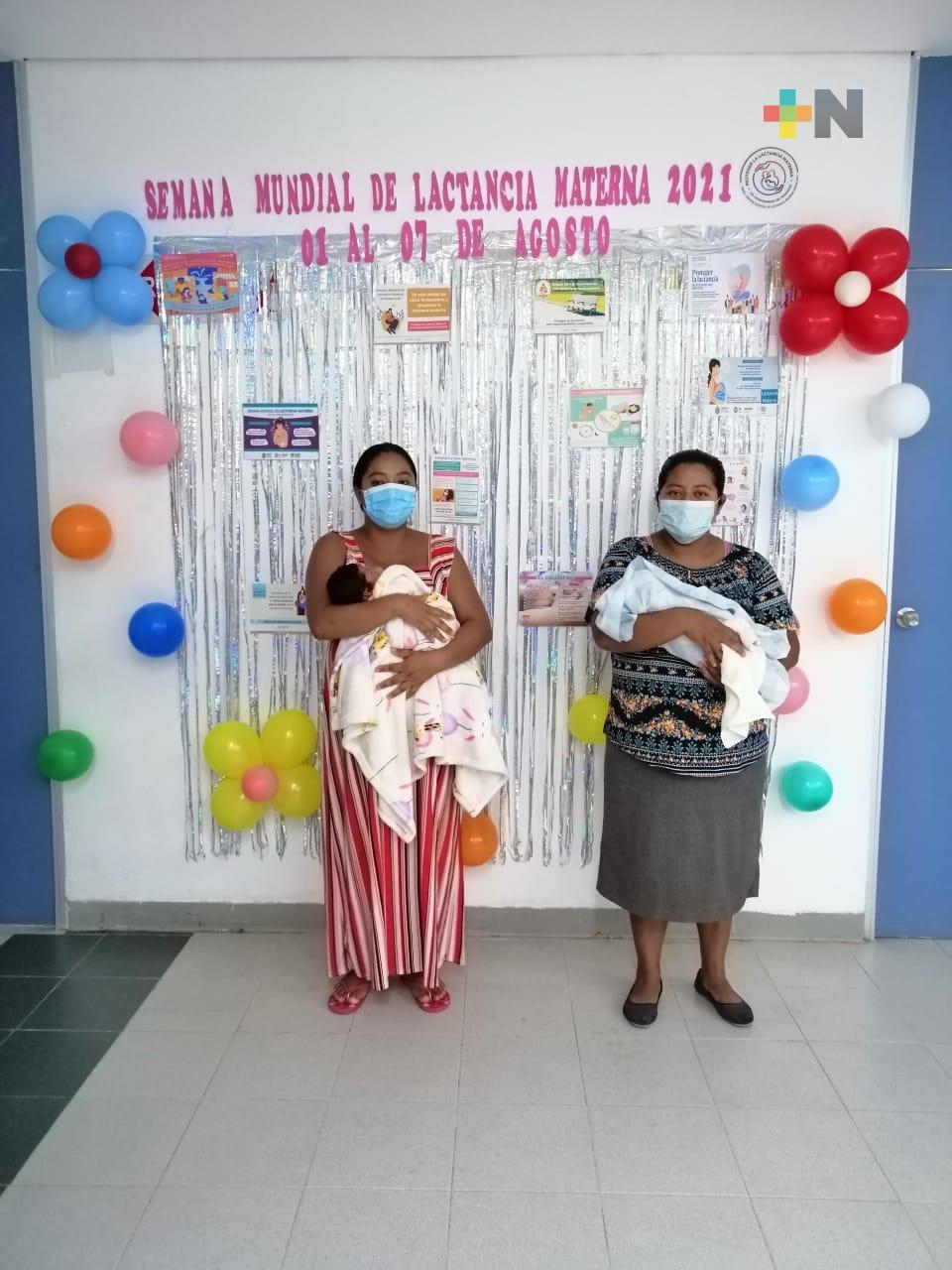 SESVER, comprometido con la lactancia materna en Coatzacoalcos