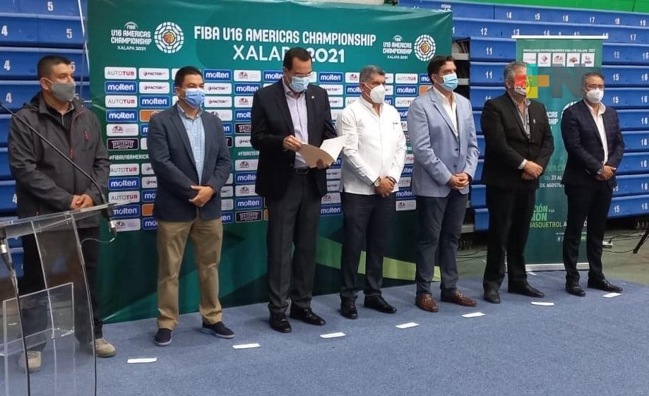 En Xalapa, inauguran el Premundial de Baloncesto Varonil U-16