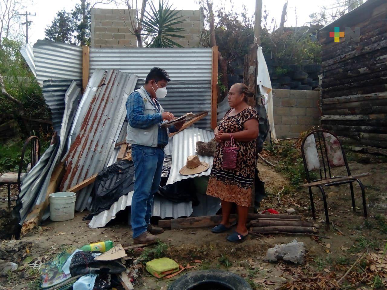 Así continúa este sábado el Censo de afectaciones por Huracán «Grace», en Veracruz