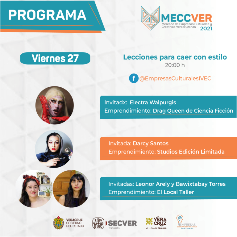 Invitan a charla “Lecciones para caer con estilo” del MECCVER 2021