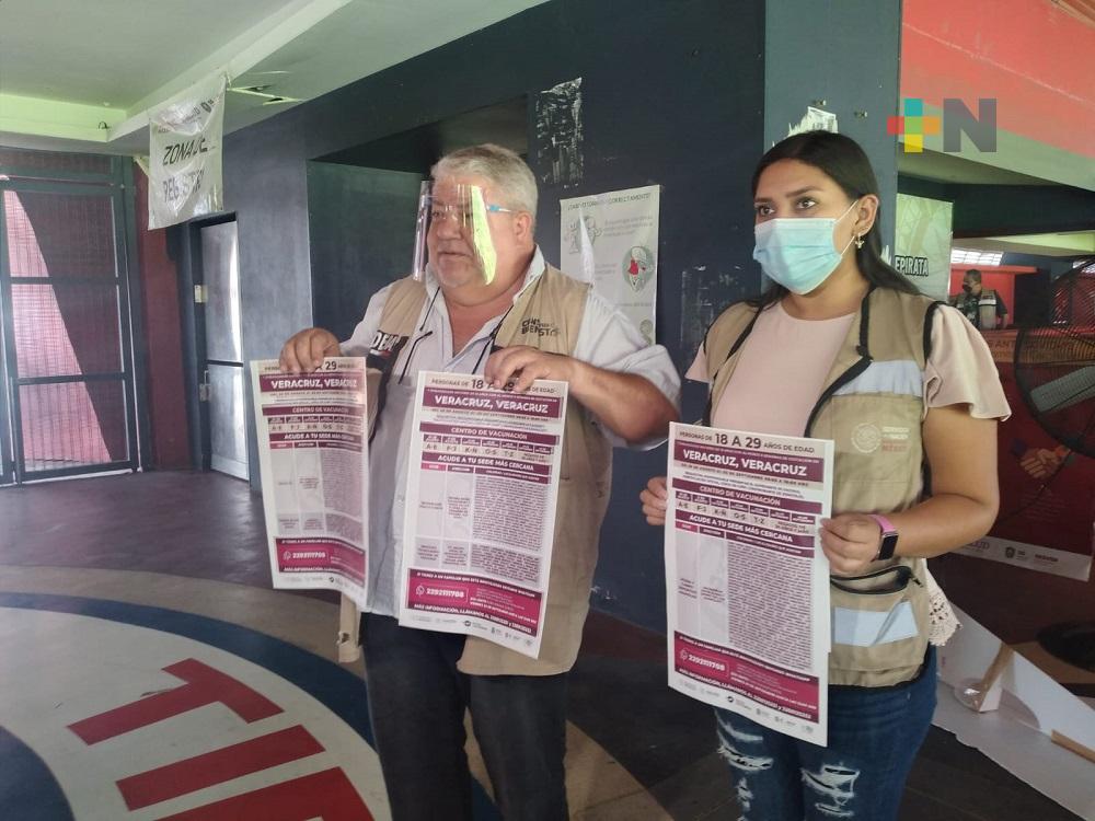 Solo se vacunarán jóvenes de 18 a 29 años y rezagados que demuestren vivir en municipio de Veracruz: Manuel Huerta
