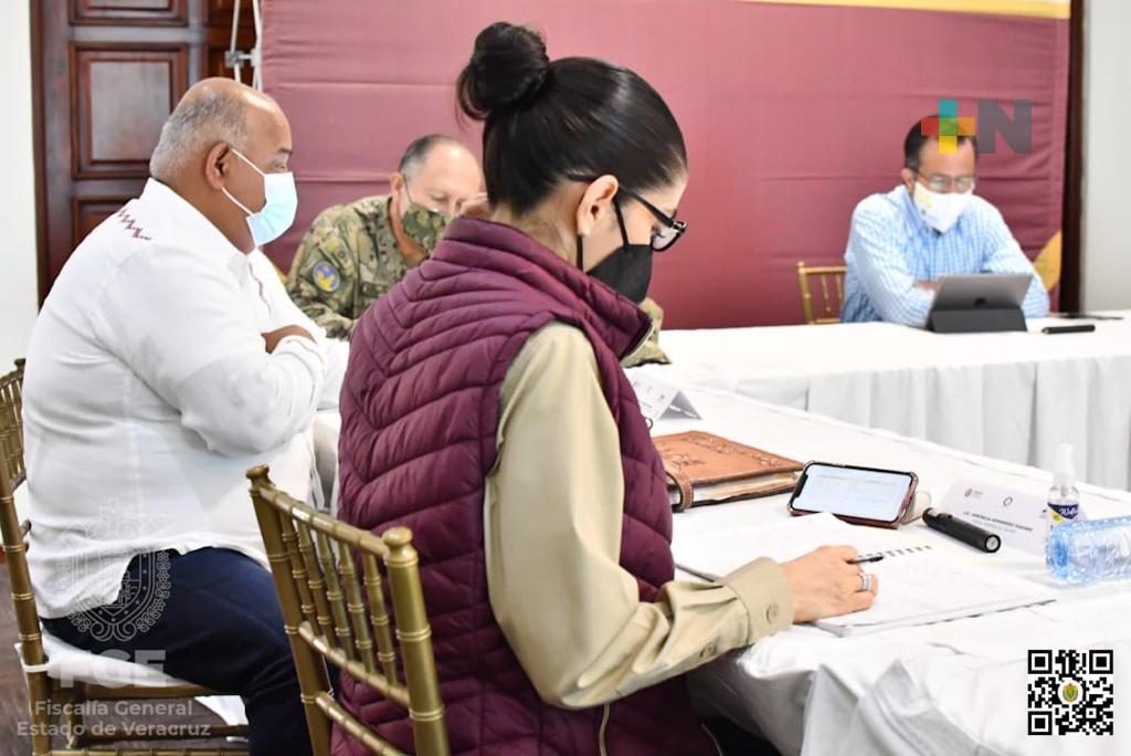 En Poza Rica sesionó la Mesa de coordinación para la Construcción de la Paz: FGE