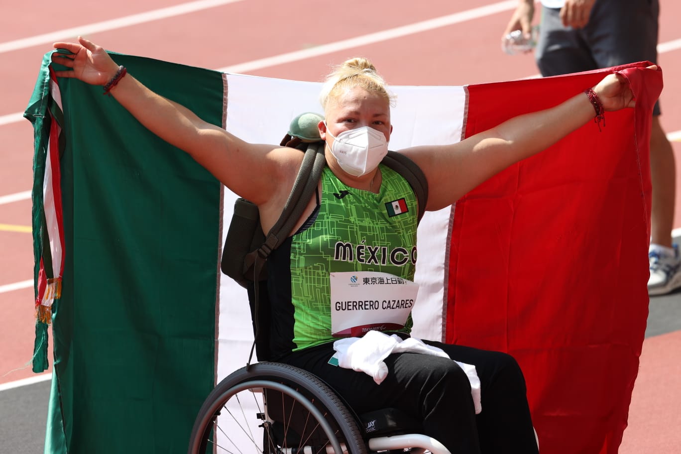 Rosa María Guerrero logra bronce en para atletismo de Tokio 2020