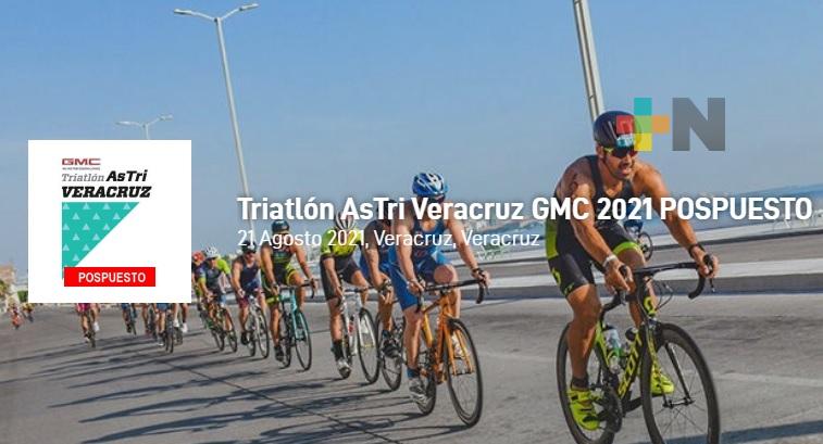 Pospuesto el Triatlón AsTri Veracruz-Boca del Río 2021