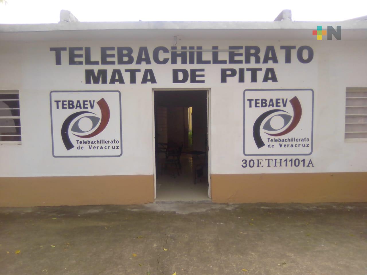 Ladrones dejan sin energía eléctrica a Telebachillerato Mata de Pita, en Veracruz