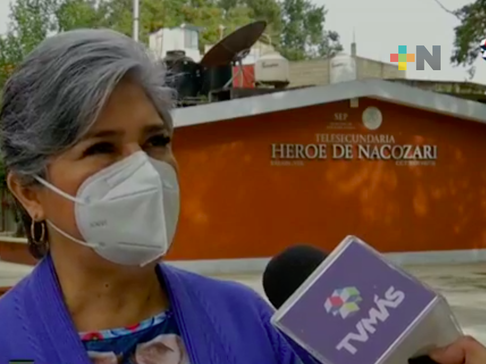 Telesecundaria “Héroes de Nacozari” en Xalapa, lista para el regreso a clases