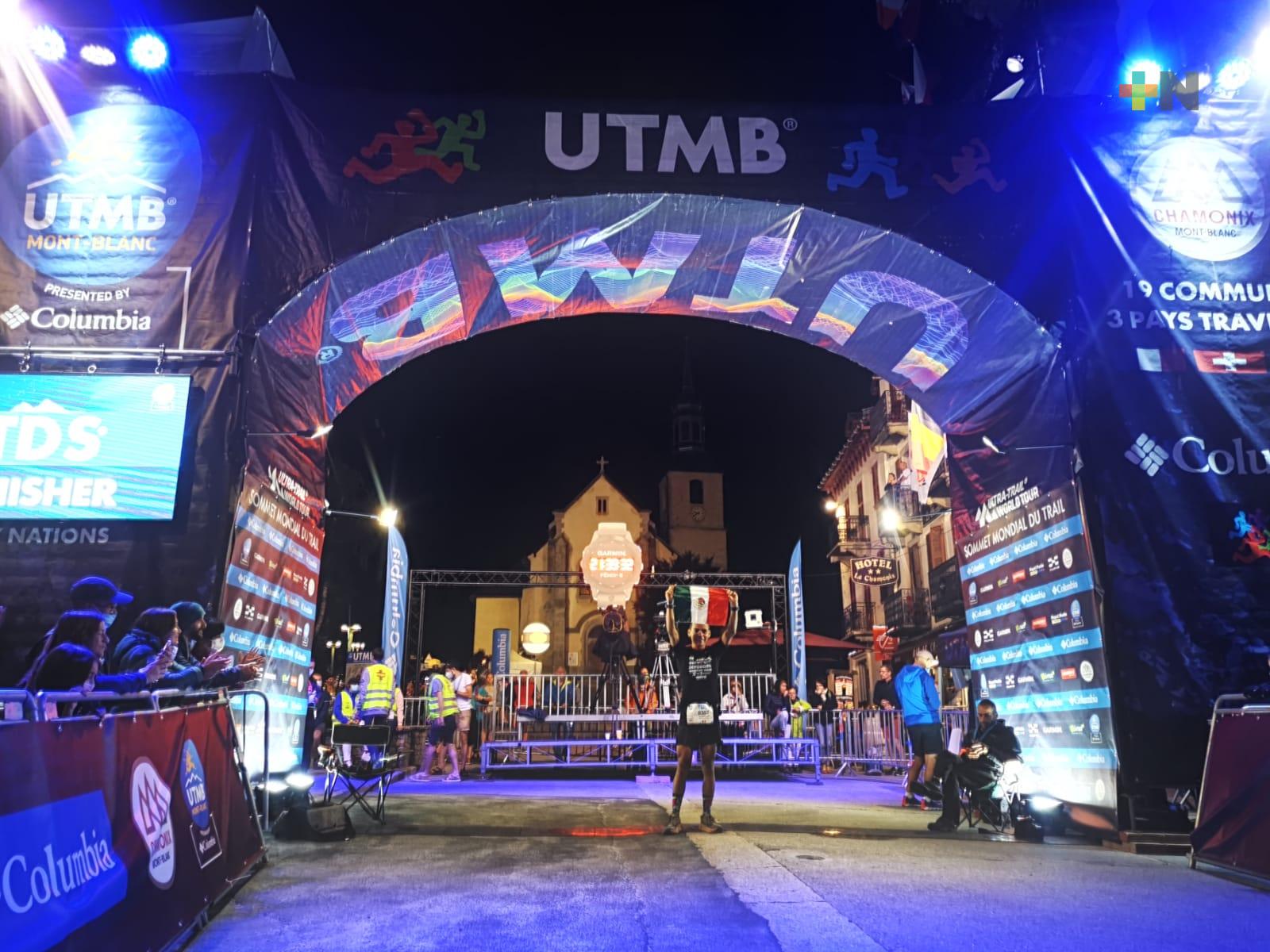El veracruzano Jonathan Paquini culminó en el top 100 del Ultra Trail de Mont Blanc