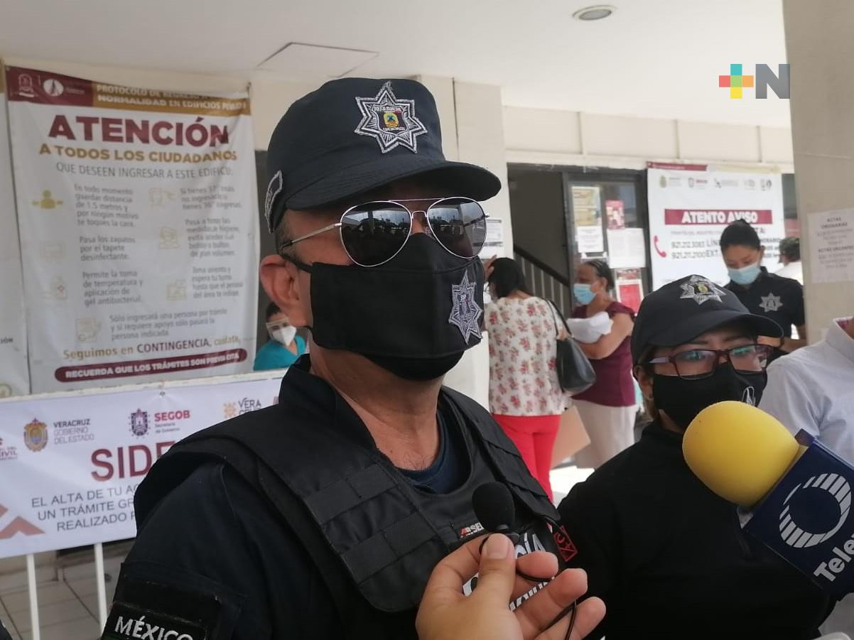 Contagiados 19 policías municipales de Coatzacoalcos; 34 en aislamiento