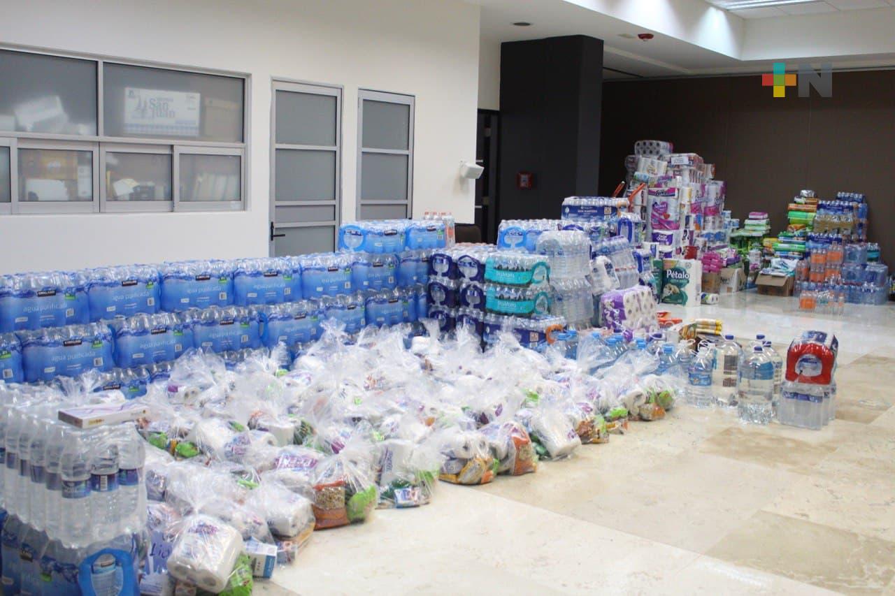 Más de 28 mil insumos han recibido habitantes de la Huasteca Baja y Totonaca afectados por Grace