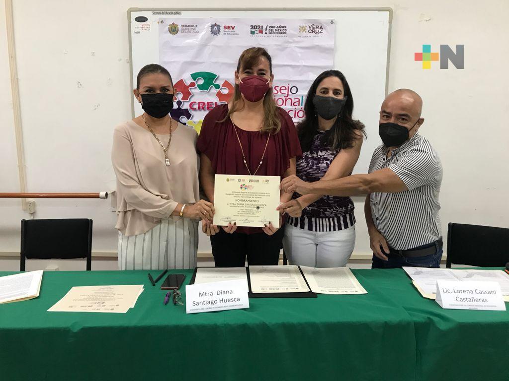Nombran a Diana Santiago presidenta del CREI