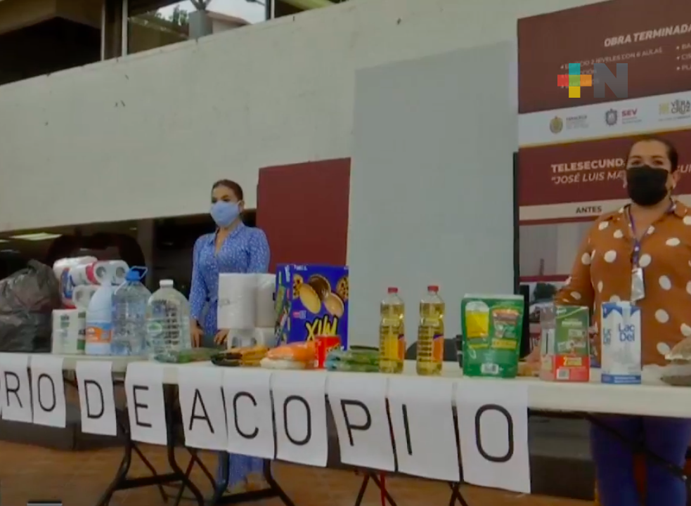 Instala DIF Estatal de Veracruz cuatro centros de acopio