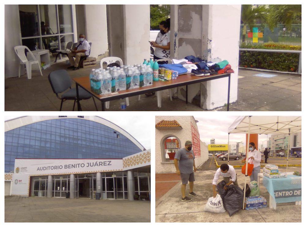 Instalan centros de acopio en zona conurbada Veracruz-Boca del Río