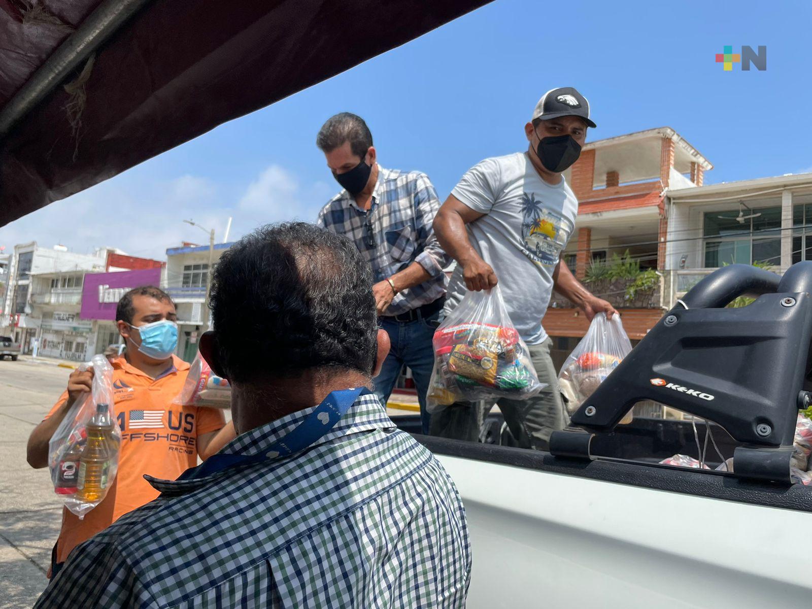 En Coatza, reúnen apoyos para damnificados por Grace