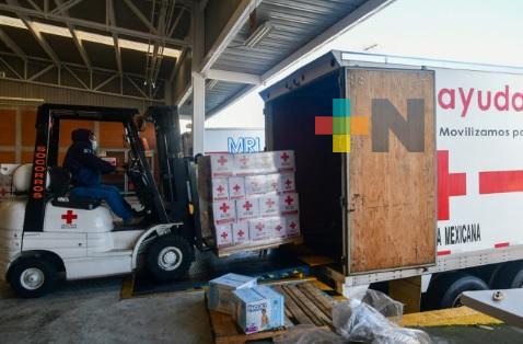 Cruz Roja Mexicana envía 13 toneladas de ayuda a Veracruz