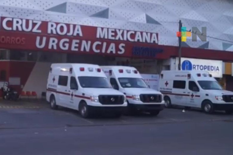 Hasta 8 traslados diarios de enfermos de COVID-19 realiza Cruz Roja Mexicana delegación Veracruz