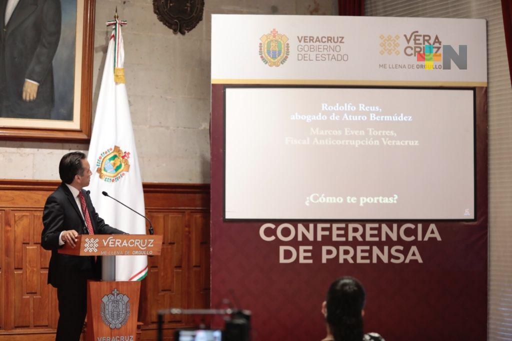 Arturo Bermúdez pactó impunidad con Yunes Linares, por ello salió de la cárcel: Gobernador de Veracruz