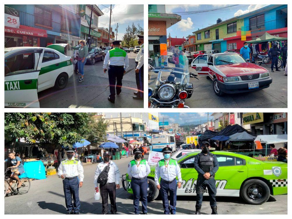 En Xalapa se implementaron más filtros viales este fin de semana