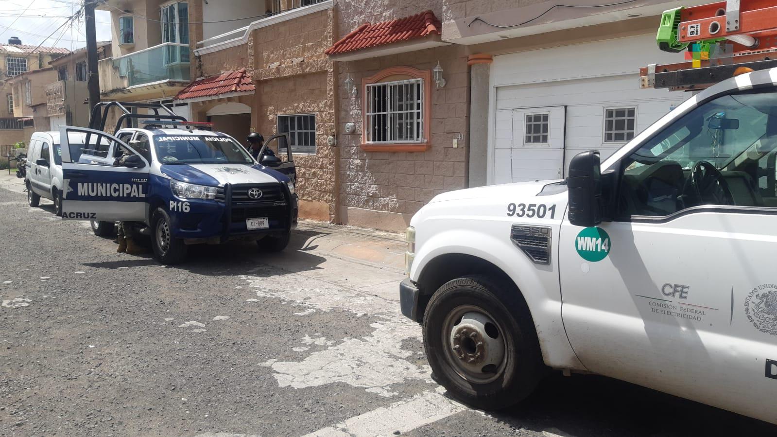Dos electrocutados en Geovillas de Veracruz; uno de ellos murió