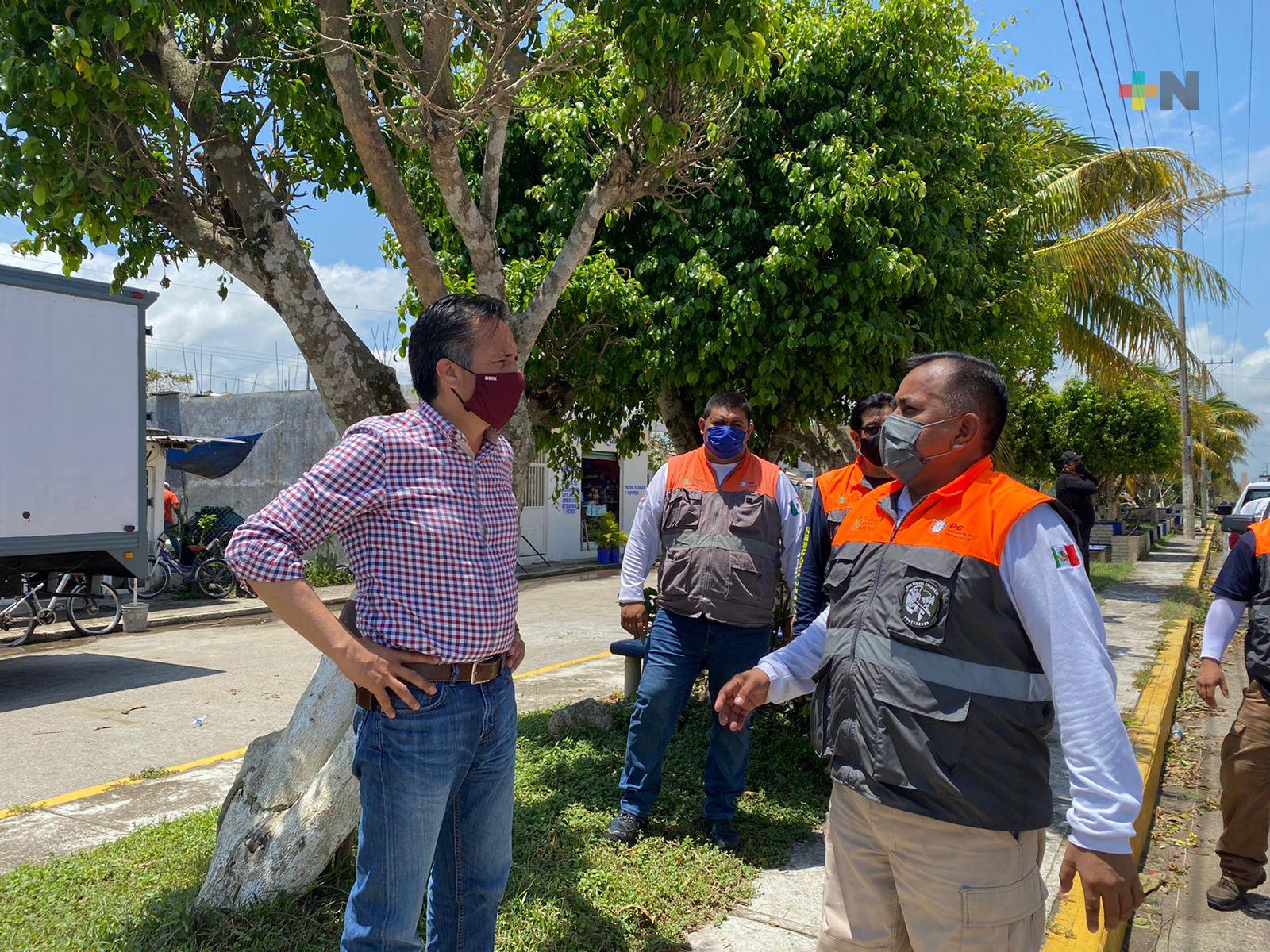 Cuitláhuac García recorrió municipios de Tecolutla, Nautla y Poza Rica