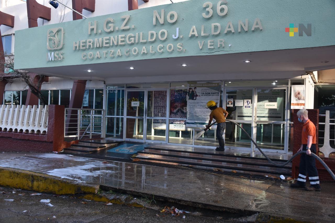 Realizan limpieza en «edificios enfermos» de Coatzacoalcos
