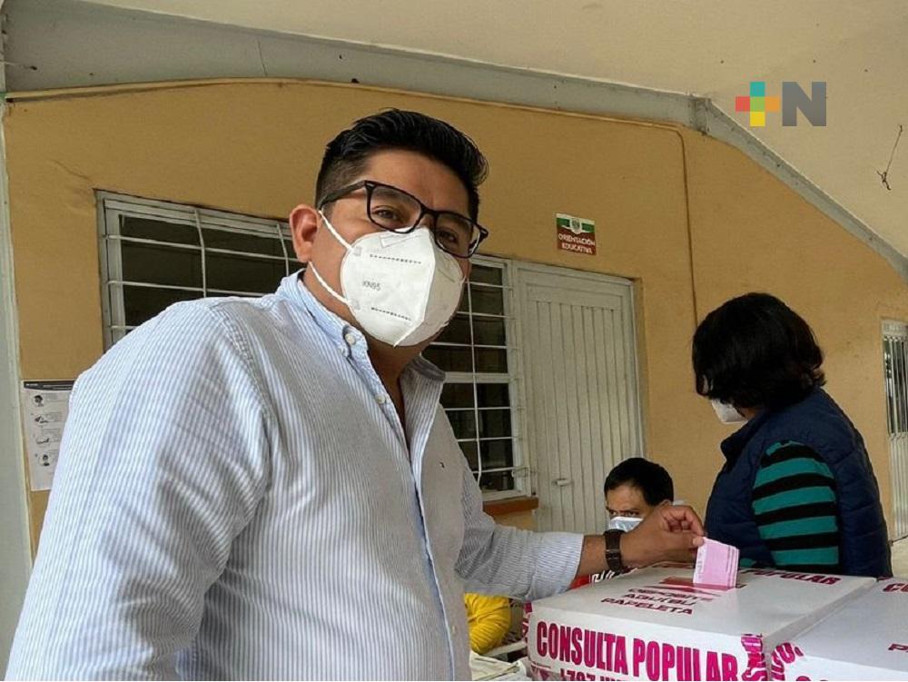 Arrasa el “Sí” en la Consulta Popular: Esteban Ramírez