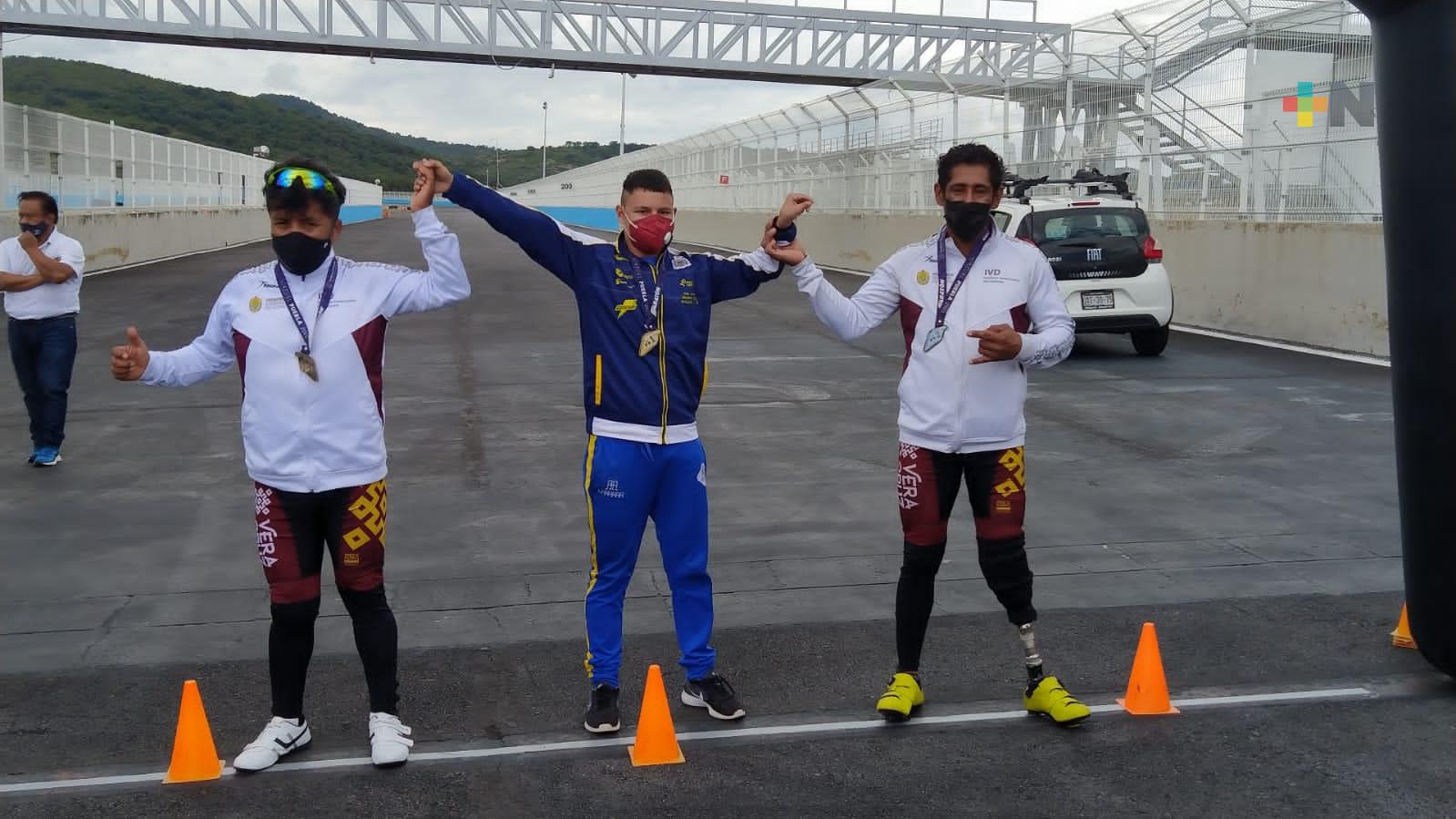 Emmanuel Sedglach logró pódium en Serial Nacional de Paraciclismo