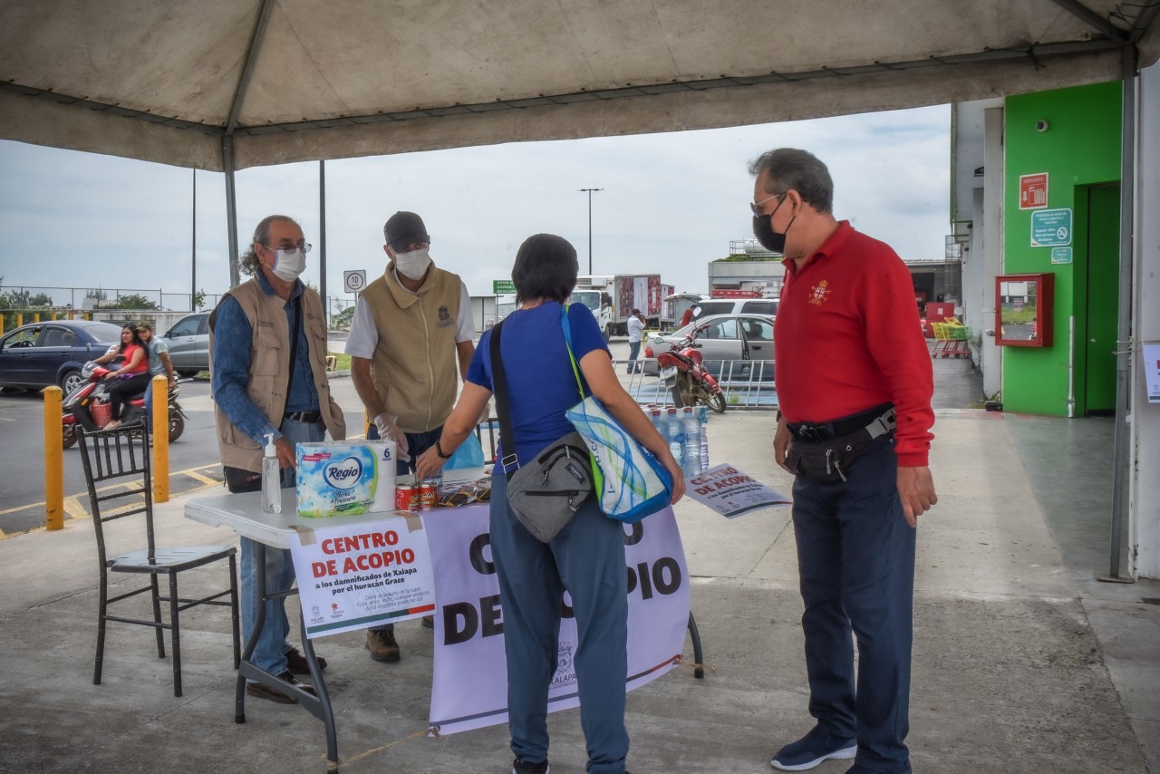Habilitan centros de acopio en Plaza Ánimas y Aurrerá El Castillo