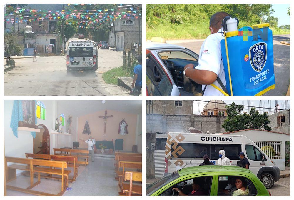 Refuerzan medidas sanitarias en municipios de región centro de Veracruz por semáforo rojo