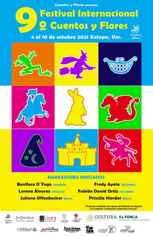 Con actividades presenciales y virtuales, se efectuará Festival Internacional Cuentos y Flores en Xalapa