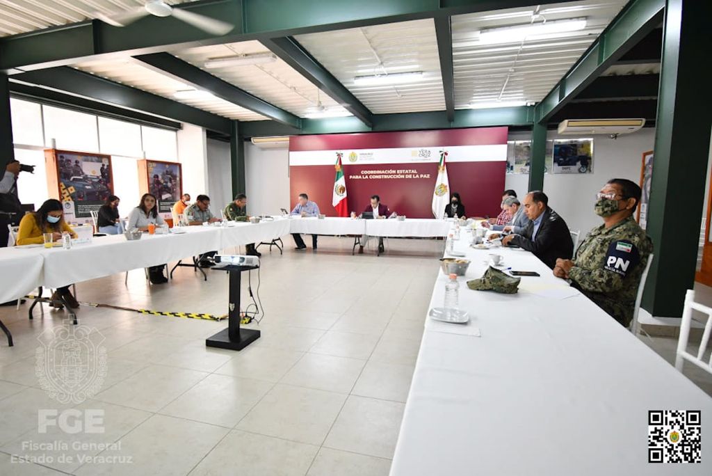 Gobernador presidió el informe de la FGE, en la Mesa de Coordinación para la Construcción de la Paz